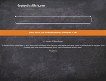 Tablet Screenshot of dogwoodinstitute.com